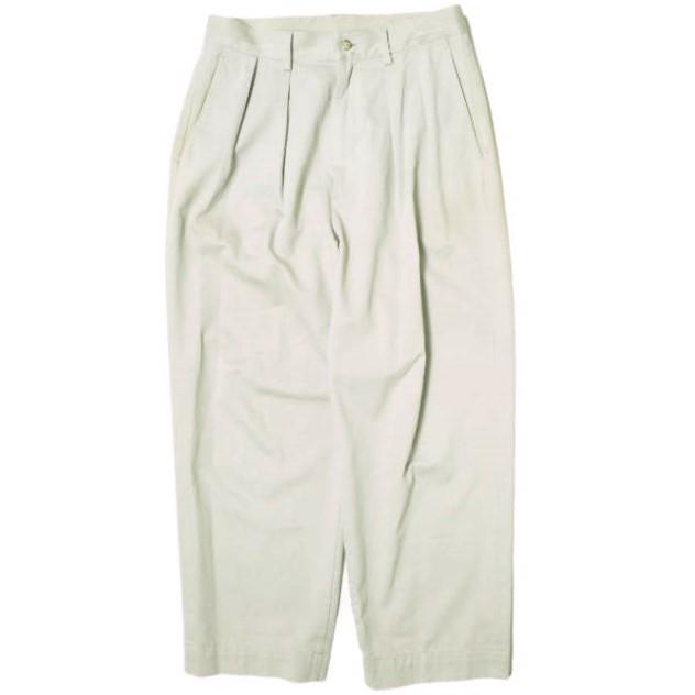 BEAUTY＆YOUTH UNITED ARROWS ビューティーアンドユース ユナイテッドアローズ ニドム 2プリーツチノパンツ 1214-126-8350 S グレージュ | 