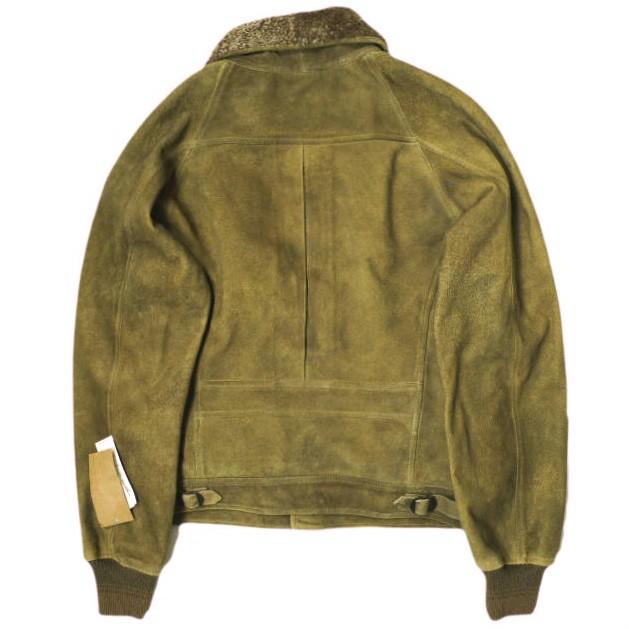 新品 RRL ダブルアールエル 25SS シアリングパネルド ラフアウトスエードジャケット S Brown Double RL グリズリー 熊ジャン 定価506,000円 |  | 01