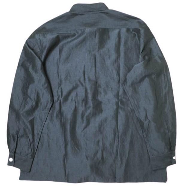 Ernie Palo アーニーパロ 25SS 日本製 Silk Linen Shirt シルクリネンシャツ EP09SH03 48 NAVY 長袖 定価44,000円 トップス【新古品】【中古】【Ernie Palo】 新品 Ernie Palo アーニーパロ 25SS 日本製 Silk Linen Shirt シルク