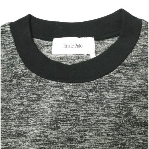 新品 Ernie Palo アーニーパロ 25SS Melange L/S T-shirt メランジロングスリーブTシャツ EP09CT07 48 BLACK 長袖 定価46,200円 リンガー |  | 03