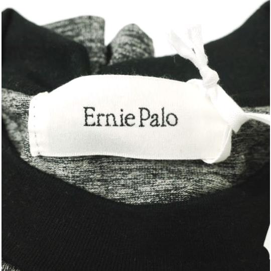 新品 Ernie Palo アーニーパロ 25SS Melange L/S T-shirt メランジロングスリーブTシャツ EP09CT07 48 BLACK 長袖 定価46,200円 リンガー |  | 06