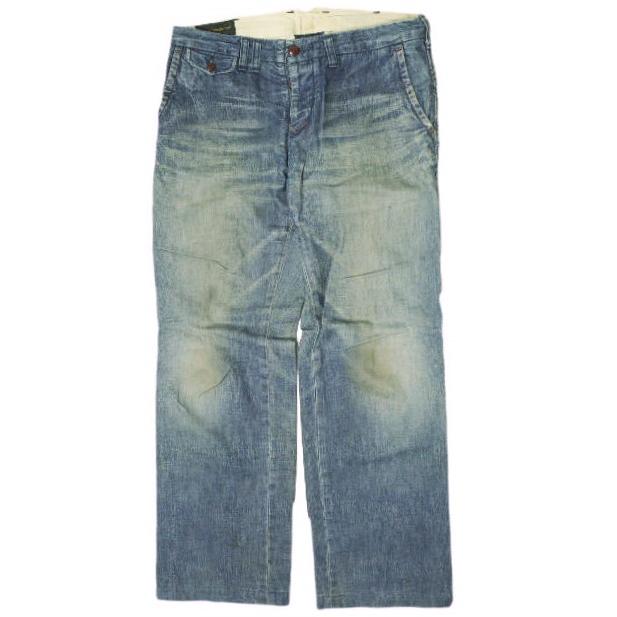 A VONTADE アボンタージ 日本製 5Pocket Jeans VINTAGE WASHED ヴィンテージ加工5ポケットデニムパンツ XS Indigo ボトムス g21368 | 