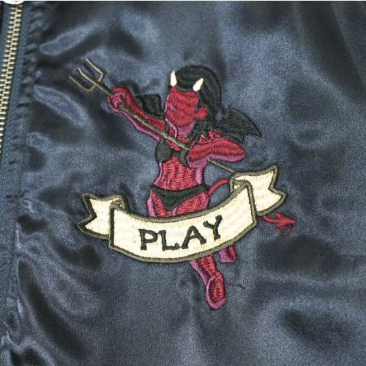 glamb グラム Shepherds God Blouson シェパーズゴッドスカジャン GB13AT/JKT05 1 NAVY 中綿 刺繍 ジャケット アウター glamb グラム Shepherd's God Blouson シェパーズゴッドスカジャン