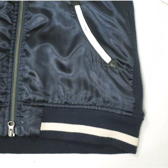 グラム スカジャン シェパーズゴッド マリア キリスト 刺繍 ネイビー M glamb グラム Shepherd's God Blouson シェパーズゴッドスカジャン