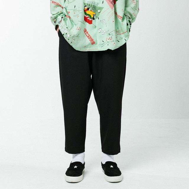 Eanbe イアンべ 24SS LOOSE BOY ルーズボーイ テーパードイージーパンツ 1 BLACK ボトムス g21386 |  | 02