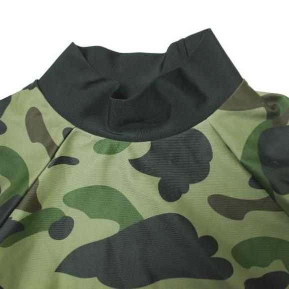 A BATHING APE ア ベイシング エイプ 日本製 1ST CAMO RASH GUARD M ラッシュガード 001GDF201059X M カモフラージュ 長袖 水着 g21387 |  | 02