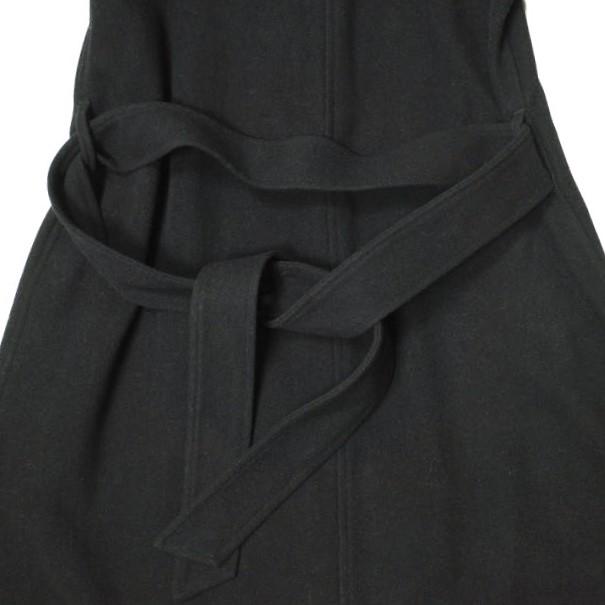 H BEAUTY＆YOUTH エイチ ビューティーアンドユース 日本製 ウールメルトン ベルテッドノーカラーコート 1625-299-4169 M ブラック g21388 |  | 05