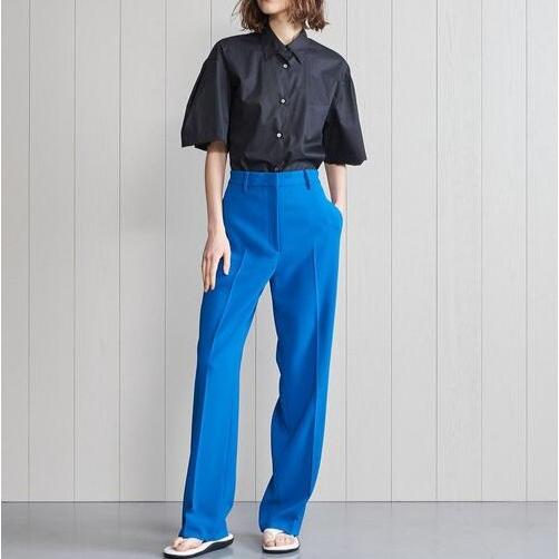 H BEAUTY＆YOUTH エイチ ビューティーアンドユース DOUBLE CLOTH TAPERED PANTS ダブルクロステーパードパンツ 1614-299-5615 S ブルー |  | 02