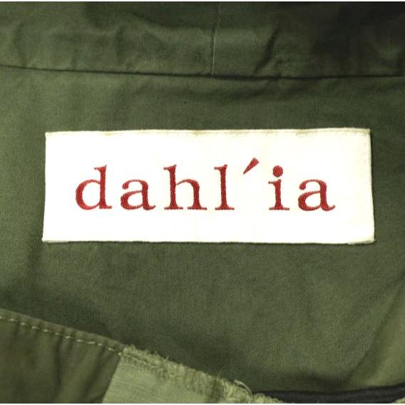 dahl'ia ダリア 日本製 バックサテン リメイクミリタリージャケット M OLIVE フーデッド ブルゾン アウター g21405 |  | 06