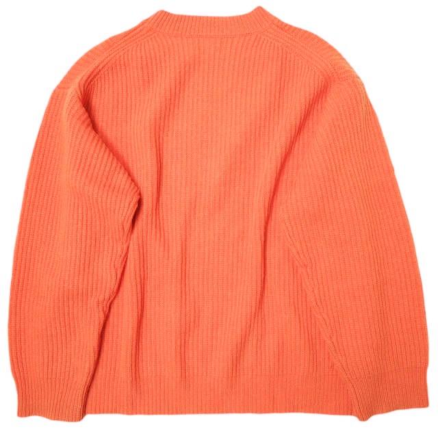 H BEAUTY＆YOUTH エイチ WOOL CASHMERE CREW NECK KNIT ウールカシミヤクルーネックニット 1613-199-3597 Free オレンジ セーター g21413 |  | 01