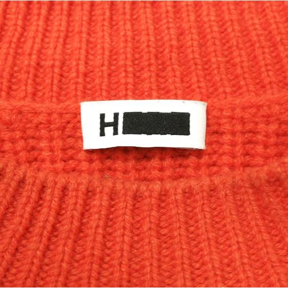 H BEAUTY＆YOUTH エイチ WOOL CASHMERE CREW NECK KNIT ウールカシミヤクルーネックニット 1613-199-3597 Free オレンジ セーター g21413 |  | 02