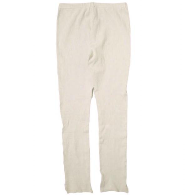 H BEAUTY＆YOUTH エイチ ビューティーアンドユース 日本製 RIB LEGGINGS ストレッチコットンリブレギンス 1614-222-4751 ベージュ パンツ |  | 01
