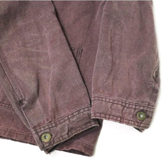 フレンチヴィンテージ 月桂樹ボタン オーバーダイコットンキャンバス