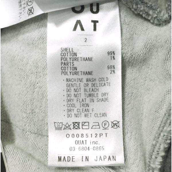 OUAT オーユーエーティー 24AW 日本製 ASTRO PANTS アストロパンツ O008512PT 2(M) GRAY スーパーヘビースウェット スウェットパンツ |  | 08