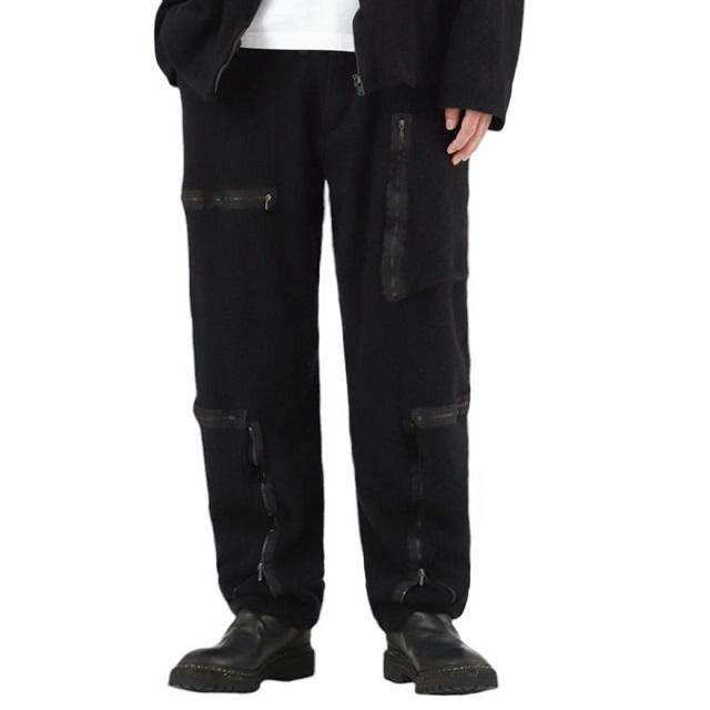 COMOLI コモリ 24AW 日本製 SHRINKED WOOL PARACHUTE PANTS 縮絨ウール