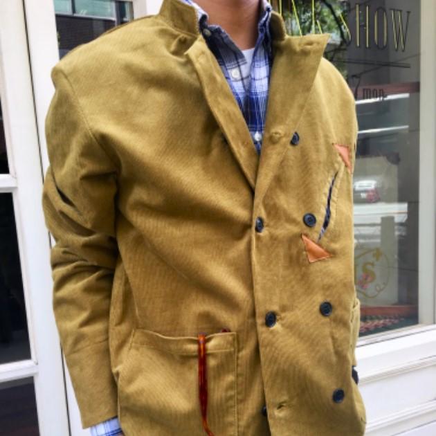 KENNETH FIELD ケネスフィールド MARCHE II JACKET コーデュロイ マルシェジャケット M DARK TAN コックジャケット アウター g21429 |  | 02