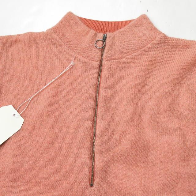 新品 bukht ブフト MOHAIR ZIP MOC NECK KNIT モヘヤジップモックネックニット BW-162308 2(M) ピンク セーター ハーフジップ ☆☆g2147 |  | 03