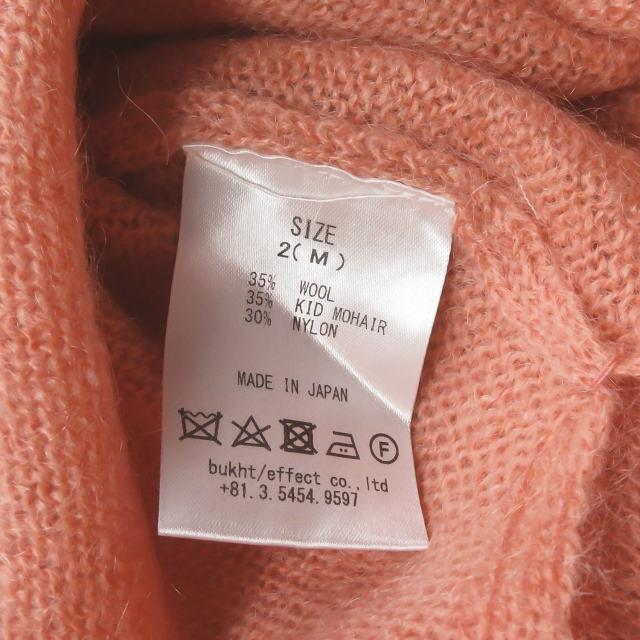 新品 bukht ブフト MOHAIR ZIP MOC NECK KNIT モヘヤジップモックネックニット BW-162308 2(M) ピンク セーター ハーフジップ ☆☆g2147 |  | 08