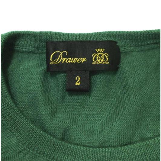 Drawer ドゥロワー 18Gカシミヤシルククルーネックニット 6513-106