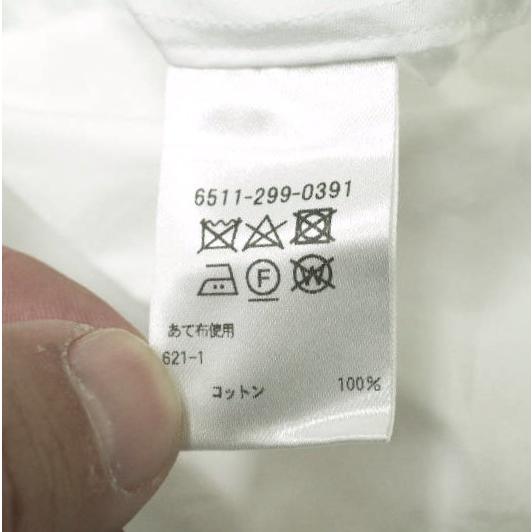 Drawer ドゥロワー 日本製 コットンノーカラーシャツ 6511-299-0391 36
