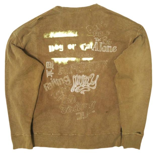 22AW ミハラヤスヒロ ビンテージ加工スウェット ドッキング MAISON MIHARA YASUHIRO メゾン ミハラヤスヒロ 22AW Distressed