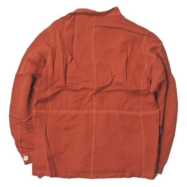 新品 bukht ブフト 日本製 SAFARI JACKET サファリジャケット B-M91405 2(M) BRICK(レンガ) ノーカラー ミリタリー ワーク ☆☆g2150 |  | 01