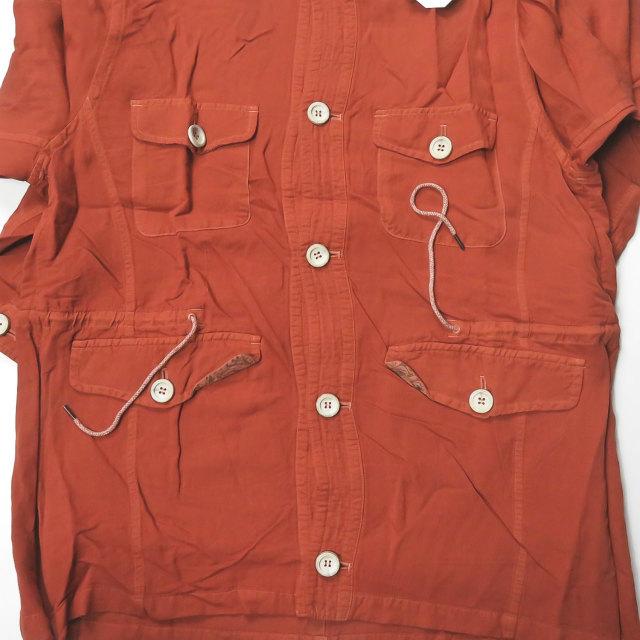 新品 bukht ブフト 日本製 SAFARI JACKET サファリジャケット B-M91405 2(M) BRICK(レンガ) ノーカラー ミリタリー ワーク ☆☆g2150 |  | 05