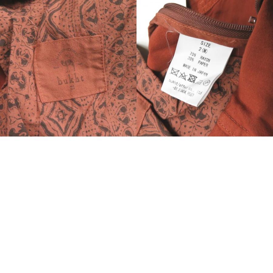 新品 bukht ブフト 日本製 SAFARI JACKET サファリジャケット B-M91405 2(M) BRICK(レンガ) ノーカラー ミリタリー ワーク ☆☆g2150 |  | 09