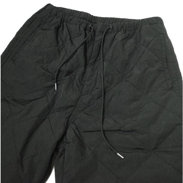 H BEAUTY&YOUTH エイチ ビューティーアンドユース OLMETEX QUILTED OVER PANTS キルティングパンツ 1214-174-8577 L ブラック イージー H BEAUTY＆YOUTH エイチ ビューティーアンドユース OLMETEX QUILTED