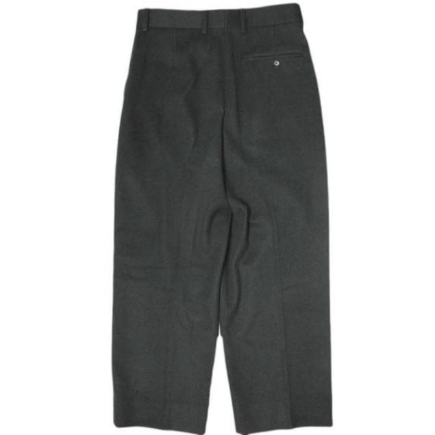 H BEAUTY＆YOUTH エイチ 23AW ウールミックスフラノワイドテーパード