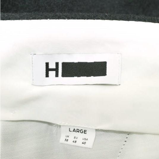 H BEAUTY＆YOUTH エイチ 23AW ウールミックスフラノワイドテーパード