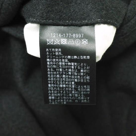 H BEAUTY&YOUTH ウールカシミア ワイドスラックス L H BEAUTY＆YOUTH エイチ 23AW ウールミックスフラノワイドテーパード