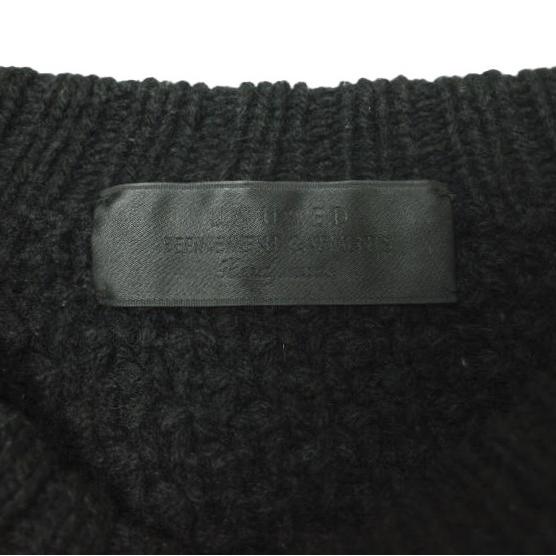 UNUSED x BEAUTY＆YOUTH アンユーズド 別注 fisherman sweater ウールフィッシャーマンニット US1075 0 ブラック セーター ケーブル g21524 |  | 02