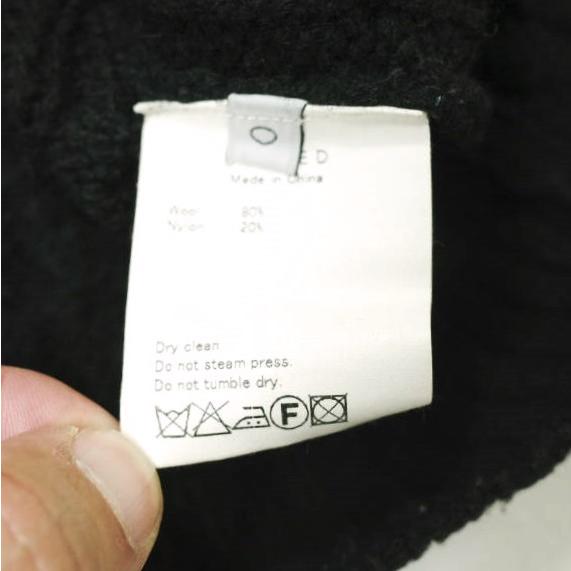 UNUSED x BEAUTY＆YOUTH アンユーズド 別注 fisherman sweater ウールフィッシャーマンニット US1075 0 ブラック セーター ケーブル g21524 |  | 06