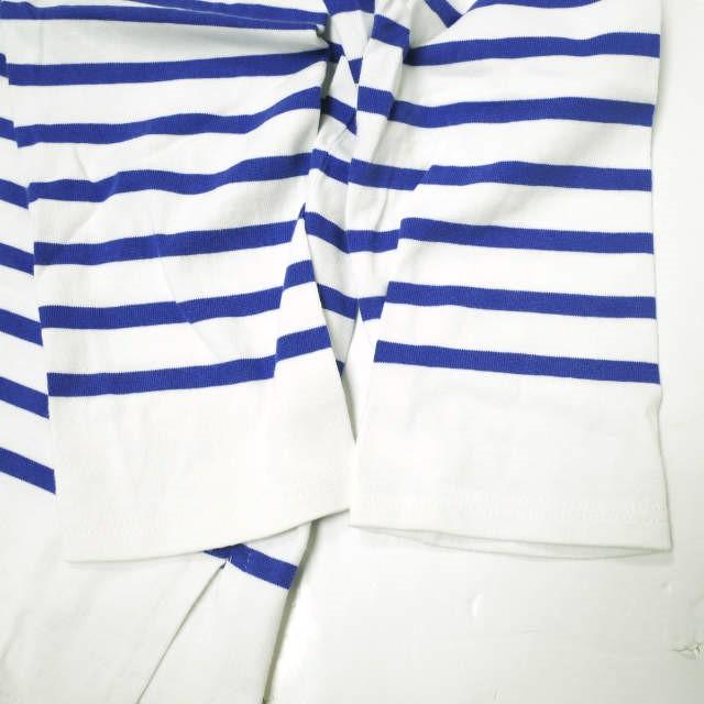 SAINT JAMES セントジェームス フランス製 NAVAL 3/4 ナヴァル ボーダーボートネック七分袖Tシャツ 1 ホワイト/コバルトブルー カットソー |  | 05