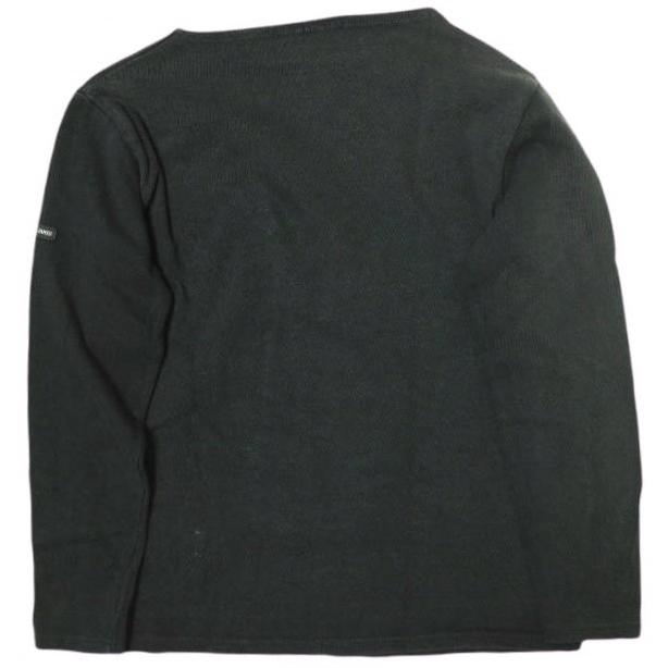 SAINT JAMES セントジェームス OUESSANT L/S SOLID ウエッソン ロングスリーブ ソリッド 1 BLACK ボートネック カットソー バスクシャツ |  | 01