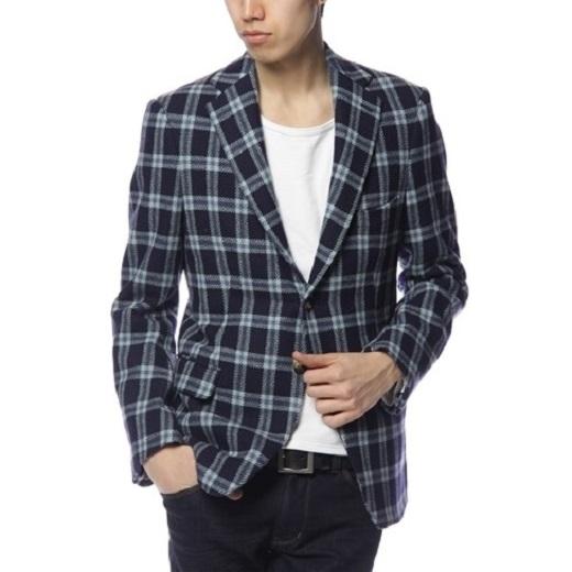 International Gallery BEAMS by Takahiro Matsushita 松下貴宏 COLOR CHECK 2B JACKET カラーチェック2Bテーラードジャケット 42 NAVY |  | 02