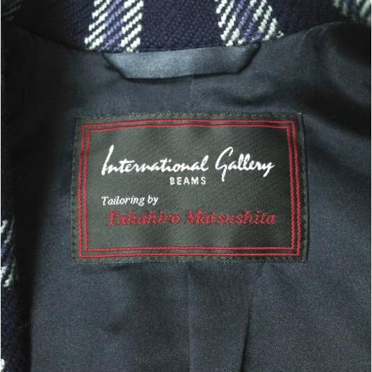 International Gallery BEAMS by Takahiro Matsushita 松下貴宏 COLOR CHECK 2B JACKET カラーチェック2Bテーラードジャケット 42 NAVY |  | 03