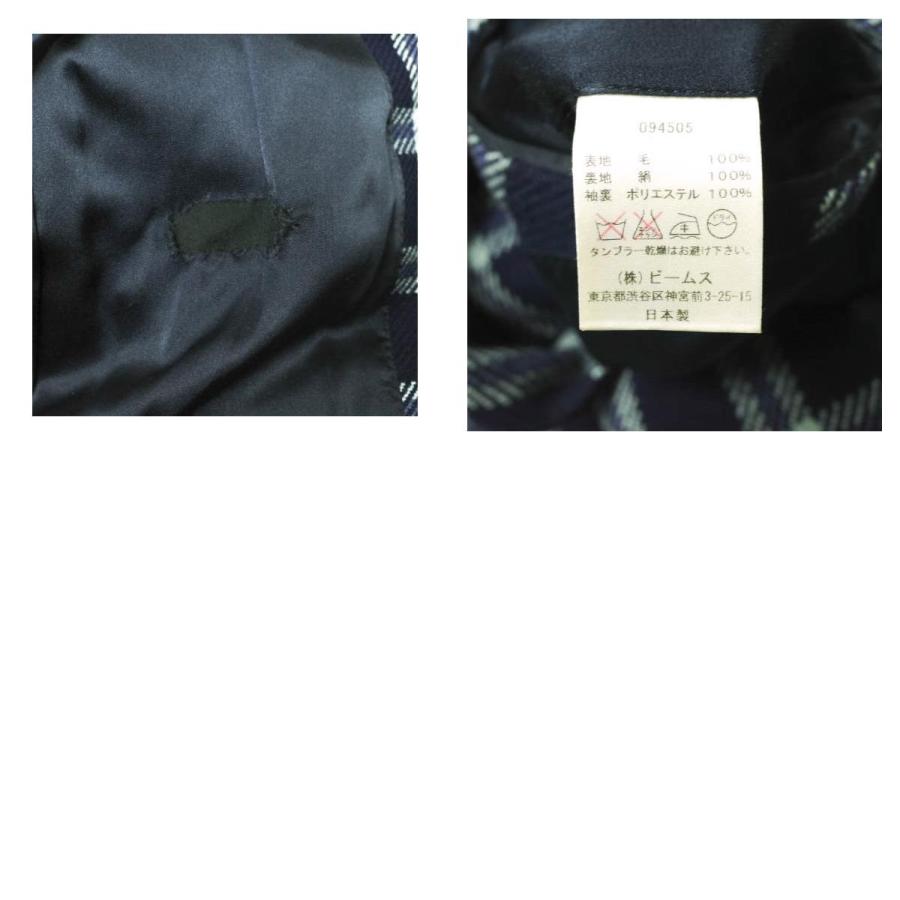 International Gallery BEAMS by Takahiro Matsushita 松下貴宏 COLOR CHECK 2B JACKET カラーチェック2Bテーラードジャケット 42 NAVY |  | 09