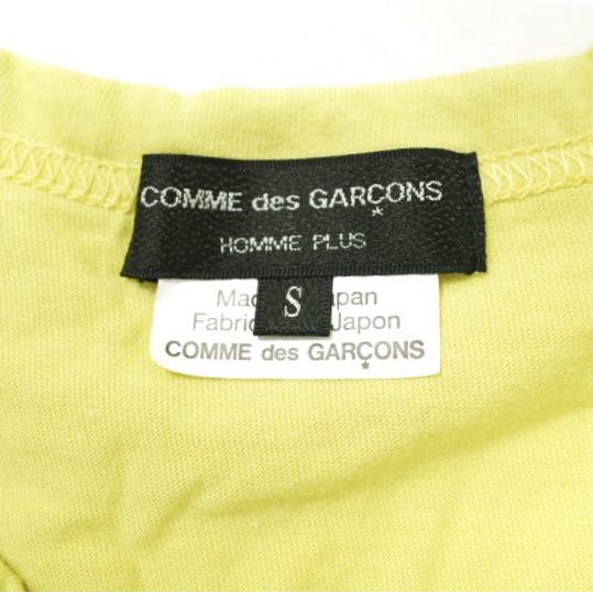 26SS コムデギャルソンオムプリュス　ポロシャツ　総柄　イエロー　サイズM COMME des GARCONS HOMME PLUS コムデギャルソンオムプリュス 18SS