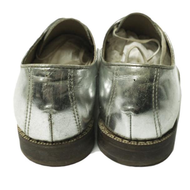 JUNYA WATANABE COMME des GARCONS ジュンヤワタナベ コムデギャルソン ポインテッドトゥレザーシューズ GF-K102 S(24cm) シルバー 革靴 |  | 03