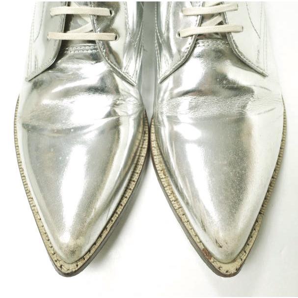 JUNYA WATANABE COMME des GARCONS ジュンヤワタナベ コムデギャルソン ポインテッドトゥレザーシューズ GF-K102 S(24cm) シルバー 革靴 |  | 04