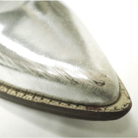 JUNYA WATANABE COMME des GARCONS ジュンヤワタナベ コムデギャルソン ポインテッドトゥレザーシューズ GF-K102 S(24cm) シルバー 革靴 |  | 05