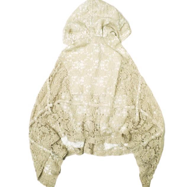 COMME des GARCONS COMME des GARCONS コムデギャルソン コムコム 日本製 12SS レースポンチョジャケット RI-C002 S BEIGE フーデッド |  | 01