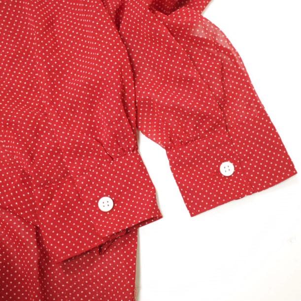 COMME des GARCONS COMME des GARCONS コムデギャルソン コムコム 21SS 日本製 ポルカドットシャツワンピース RG-B029 S RED ポリエステル |  | 04