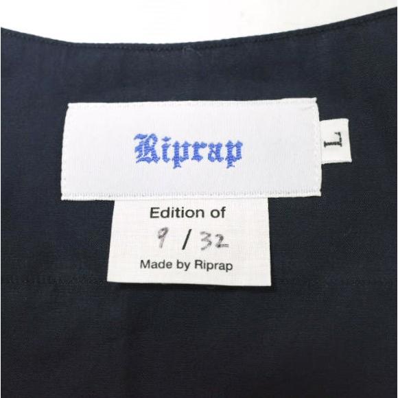 新品 Riprap リップラップ 25SS B.P.D SHIRTS (100/2 GIZA POPLIN) ギザポプリン ベースボールシャツ RRS1902 L NAVY パジャマ ダボ |  | 03