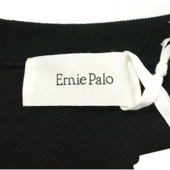 新品 Ernie Palo アーニーパロ 25SS 日本製 Crew Neck Sweat ロゴ刺繍 クルーネックスウェット EP09CT02 48 BLACK トレーナー ラグラン |  | 03