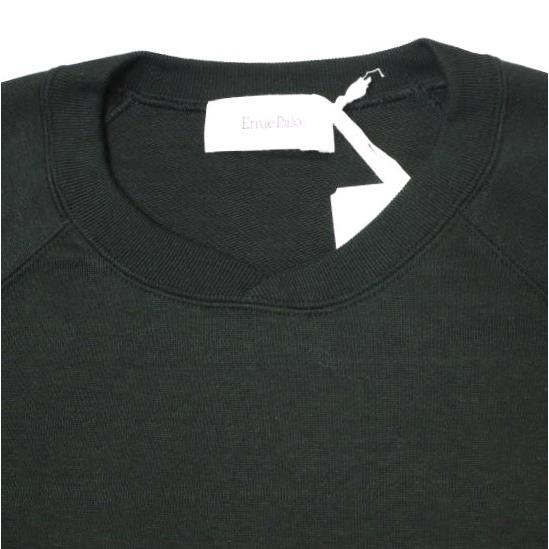 新品 Ernie Palo アーニーパロ 25SS 日本製 Crew Neck Sweat ロゴ刺繍 クルーネックスウェット EP09CT02 48 BLACK トレーナー ラグラン |  | 04
