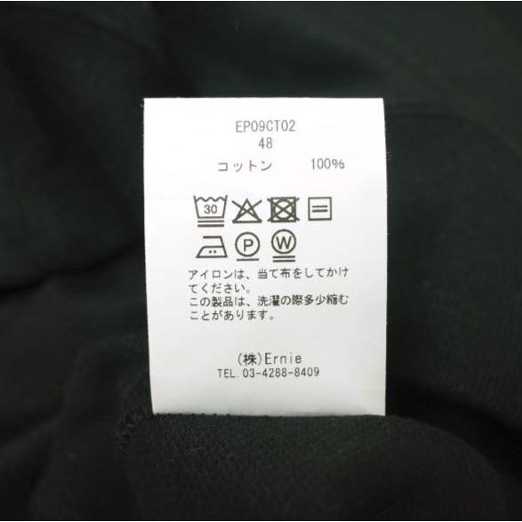 新品 Ernie Palo アーニーパロ 25SS 日本製 Crew Neck Sweat ロゴ刺繍 クルーネックスウェット EP09CT02 48 BLACK トレーナー ラグラン |  | 07