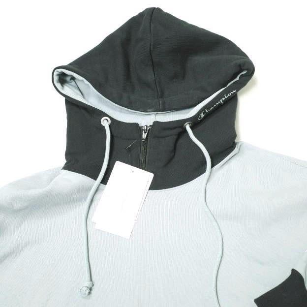 N.HOOLYWOOD x Champion エヌハリウッド チャンピオン 25SS MOCK NECK HOODIE モックネックフーディー C8-B113 L L.BLUE パーカー |  | 04